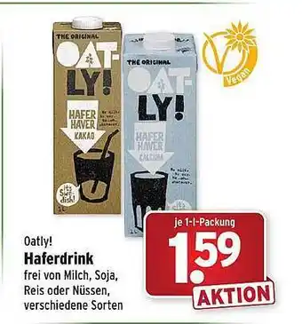 Wasgau Oatly! haferdrink Angebot