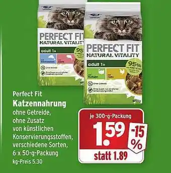 Wasgau Prefect fit katzennahrung Angebot