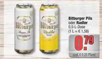 alldrink Bitburger pils oder radler Angebot