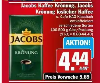 Hit Jacobs kaffee krönung, jacobs krönung löslicher kaffee Angebot