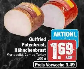 Hit Gutfried putenbrust, hähnchenbrust Angebot