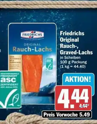 Hit Friedrichs original rauch-, graved-lachs Angebot