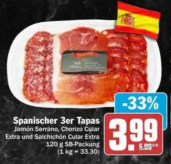 Hit Spanischer 3er tapas Angebot