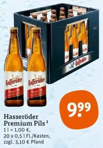 tegut Hasseröder Premium Pils 20x0,5 L Angebot