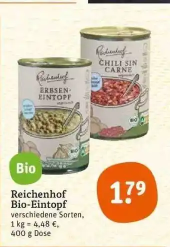 tegut Reichenhof bio-eintopf Angebot