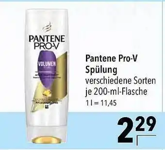 CITTI Markt Pantene pro-v spülung Angebot