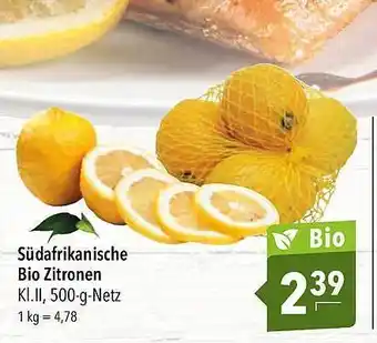 CITTI Markt Südafrikanische bio zitronen Angebot