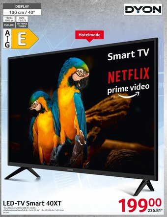 Selgros Dyon Smart LED-TV 40" | Smart 40XT Angebot