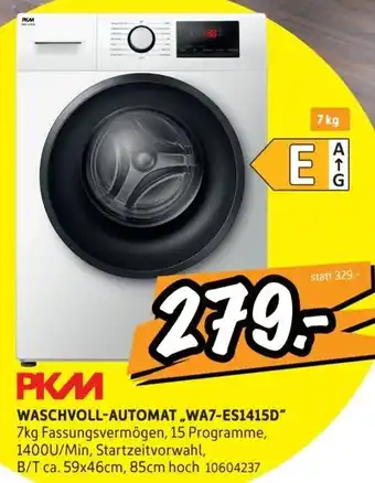 SCONTO PKM Waschvollautomat WA7-ES1415D Angebot