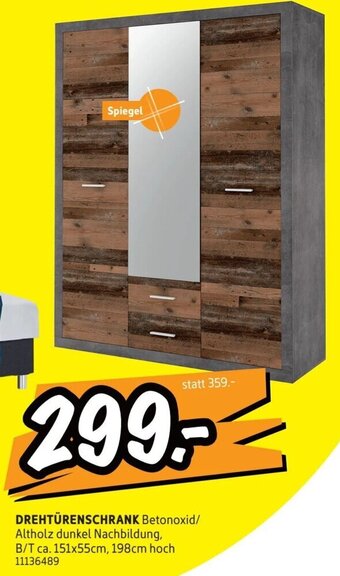 SCONTO Drehtürenschrank Angebot