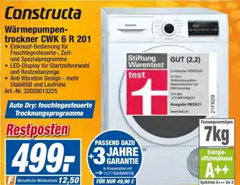 expert Techno Land Constructa Wärmepumpentrockner CWK 6 R 201 Angebot