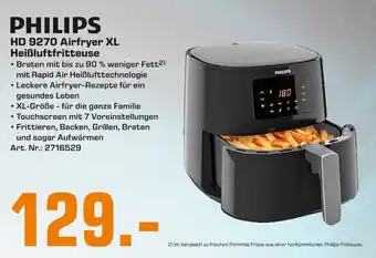 Saturn Philips Heissluftfritteuse Airfryer XL | HD9270 Angebot