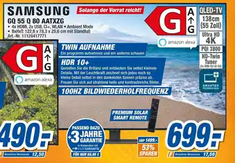 expert Techno Land Samsung GQ 55 Q 80 AATXZG Angebot