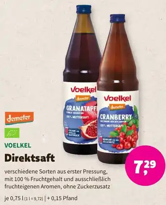 Biomarkt demeter Voelkel Direktsaft 0,75 L Angebot