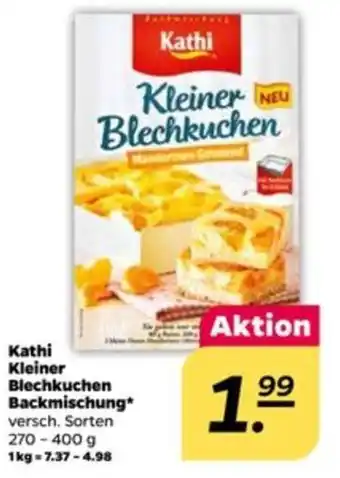 NETTO Kathi Kleiner Blechkuchen Backmischung Angebot