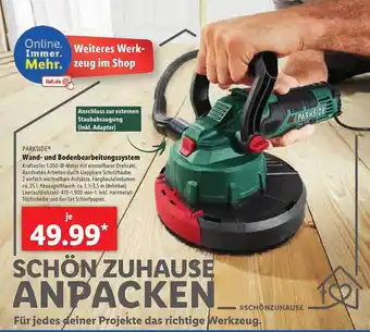 Lidl Parkside Wand Und Bodenbearbeitungssystem Angebot