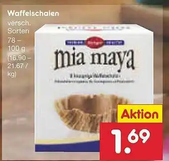 Netto Marken-Discount Waffelschalen Angebot