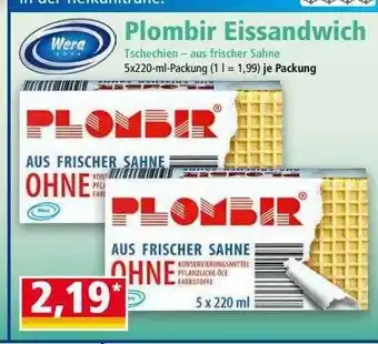 Norma Wera plombir eissandwich Angebot