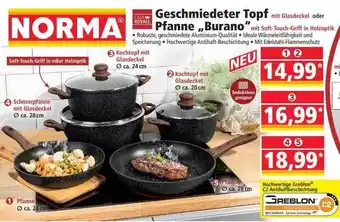 Norma Casa royale geschmiedeter topf pfanne „burano“ Angebot