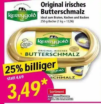 Norma Kerrygold original irisches butterschmalz Angebot