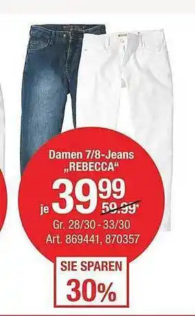 AWG Mode Damen ⅞-jeans rebecca Angebot