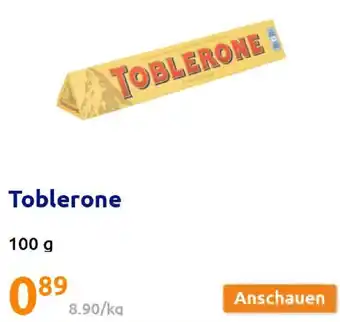 Action Toblerone 100g Angebot