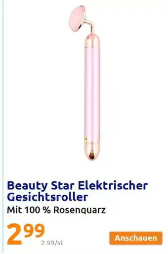 Action Beauty Star Elektrischer Gesichtsroller Angebot