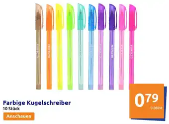 Action Perfecto Farbige Kugelschreiber 10st Angebot