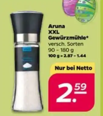 NETTO Aruna XXL Gewürzmühle 90-180g Angebot