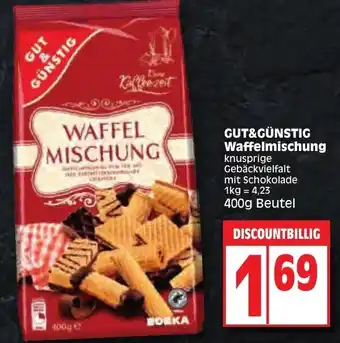 Edeka Gut & Günstig Waffelmischung 400 g Beutel Angebot