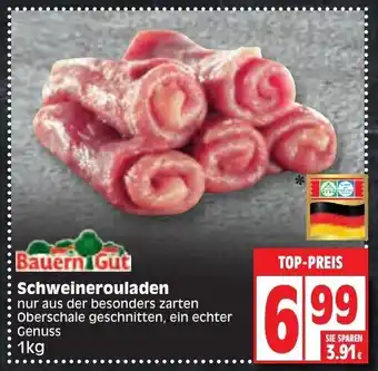 Edeka Bauern Gut Schweinerouladen 1 kg Angebot