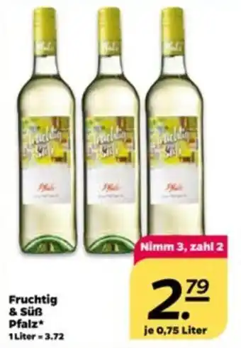 NETTO Fruchtig & Süß Pfalz 0,75L Angebot