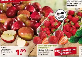 Multi Markt Äpfel: ,,Braeburn 1kg Angebot