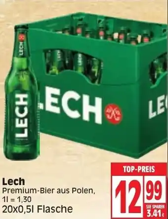 Edeka Lech Premium Bier 20x0,5L Flasche Angebot