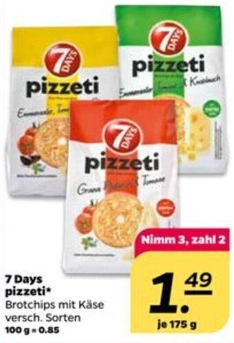 NETTO 7 Days pizzeti 175g Angebot