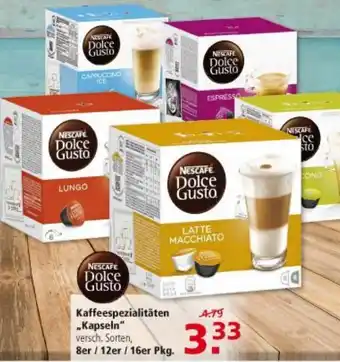 Multi Markt Nescafe Dolce Gusto Kaffeespezialitäten ,,Kapseln" Angebot