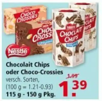 Multi Markt Chocolait Chips oder Coco Crossies 115-150g Angebot