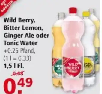 Multi Markt Gut & Günstig Wild Berry Bitter Lemon, Ginger Ale oder Tonic Water 1,5L Angebot
