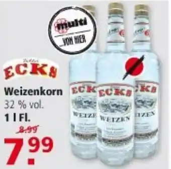 Multi Markt Ecks Weizenkorn 1L Angebot