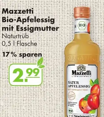 Handelshof Mazzetti Bio Apfelessig mit Essigmutter 0,5 L Flasche Angebot