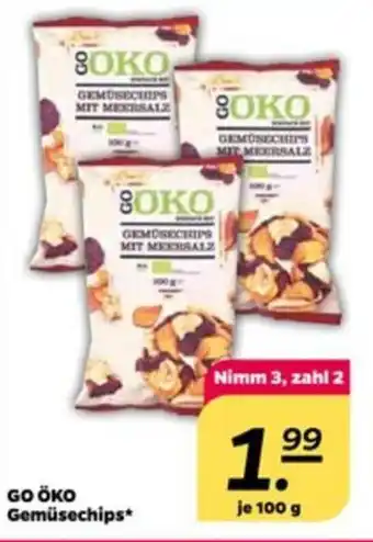 NETTO Go öko Gemüsechips 100g Angebot