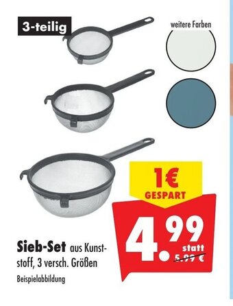 Mäc Geiz Sieb-Set Angebot