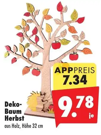 Mäc Geiz Deko-Baum Herbst Angebot