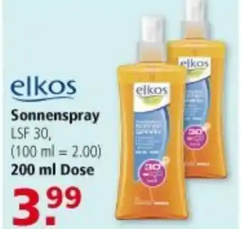 Multi Markt Elkos Sonnenspray 200ml Angebot