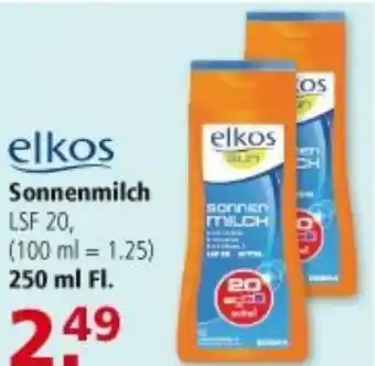 Multi Markt Elkos Sonnenmilch 250ml Angebot