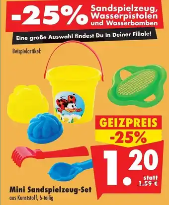 Mäc Geiz Mini Sandspielzeug-Set Angebot