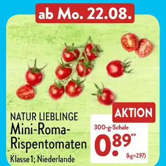 Aldi Nord Mini-Roma-Rispentomaten 300g Angebot