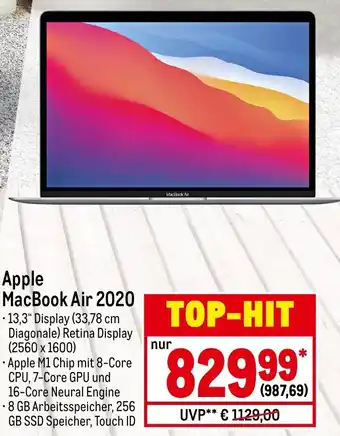 METRO Apple MacBook Air 2020 Angebot