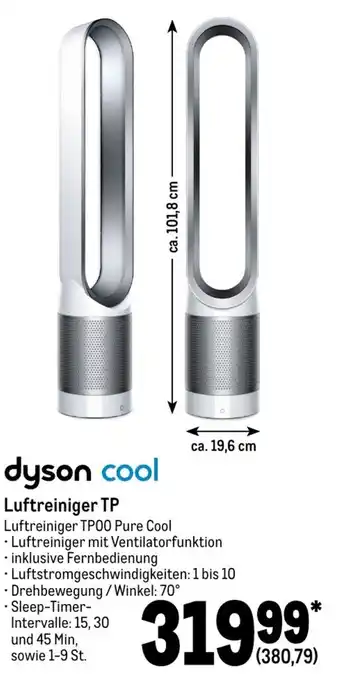 METRO dyson cool Luftreiniger TP Angebot