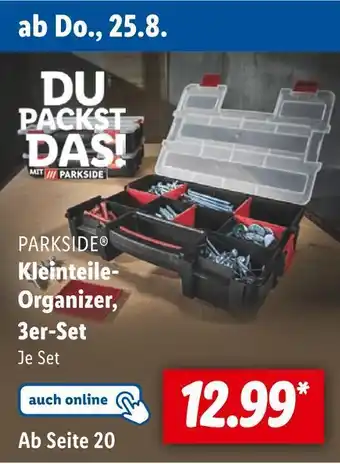 Lidl Parkside kleinteile-organizer Angebot